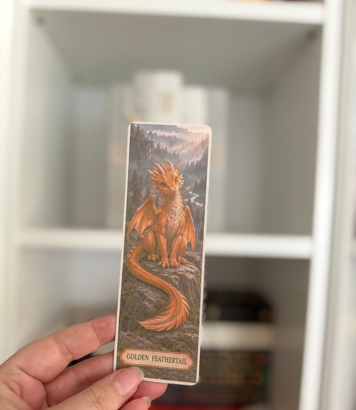 Golden Feathertail Bookmark
