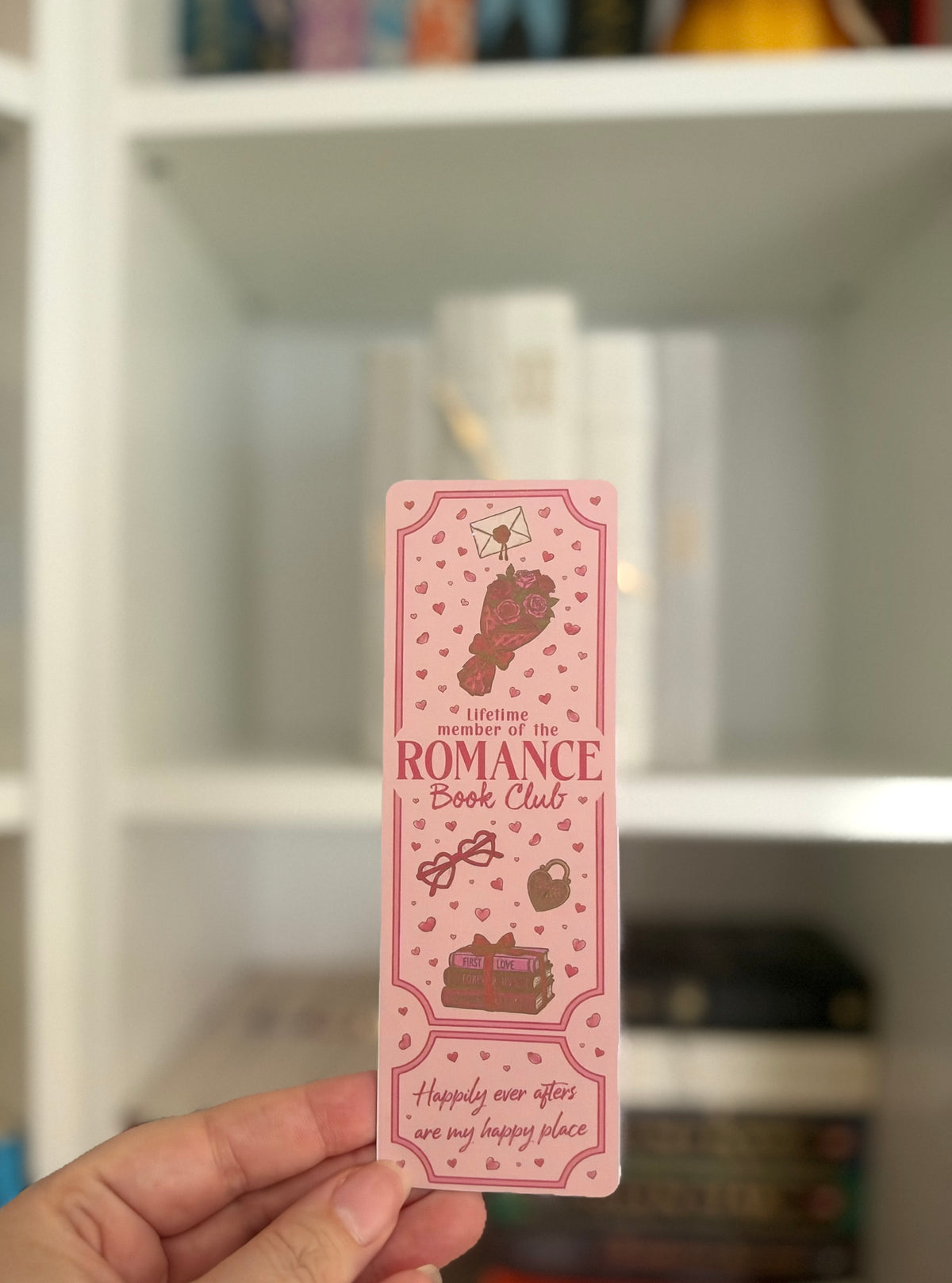 Romance Book Club Bookmark