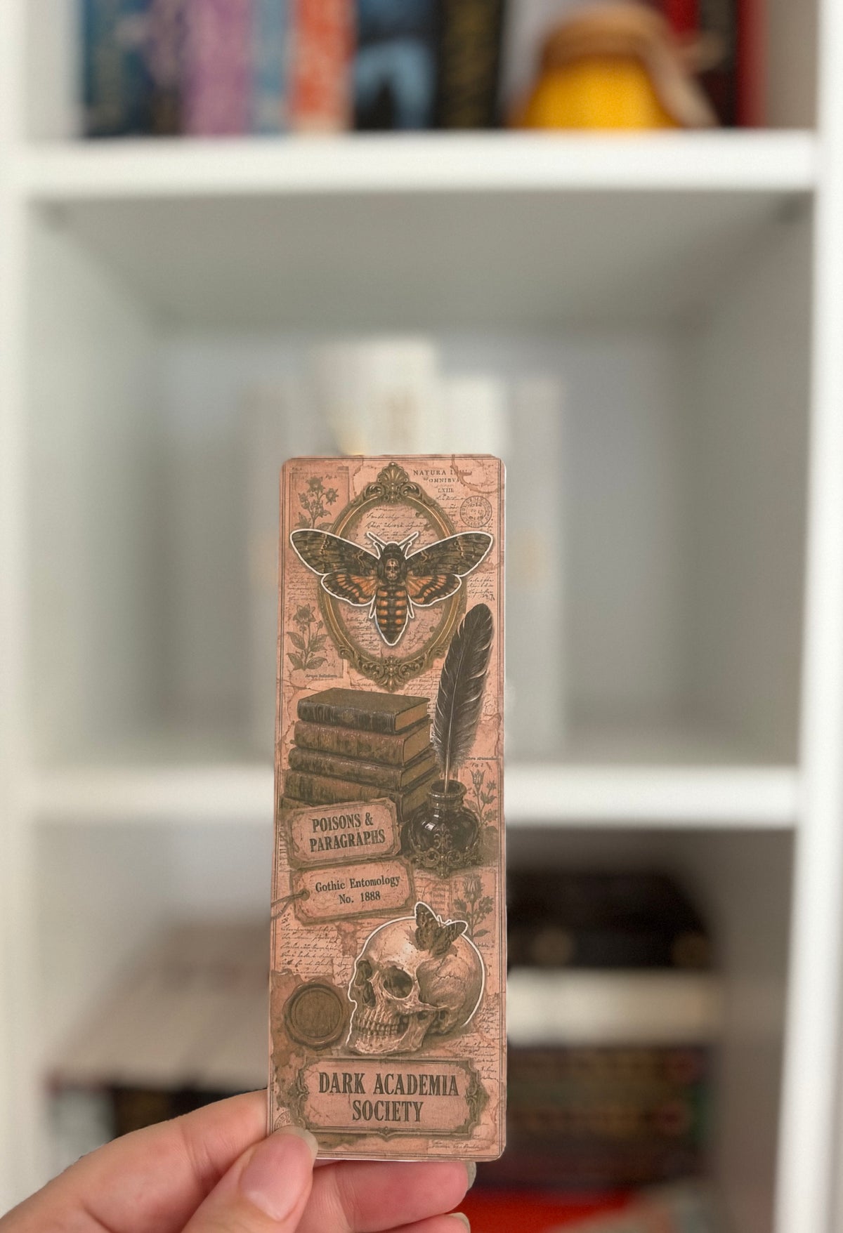 Dark Academia Society Bookmark