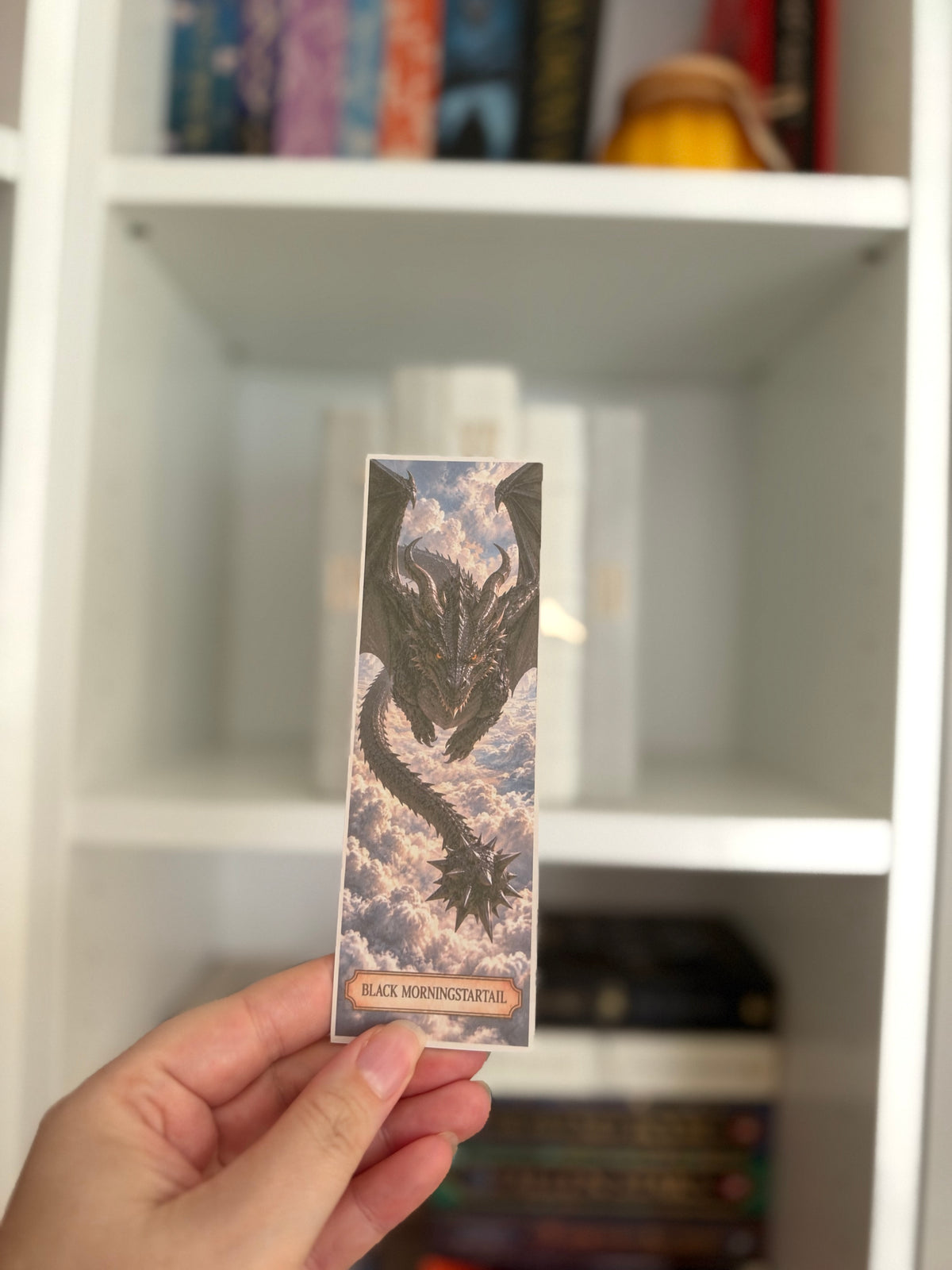 Black Morningstartail Bookmark