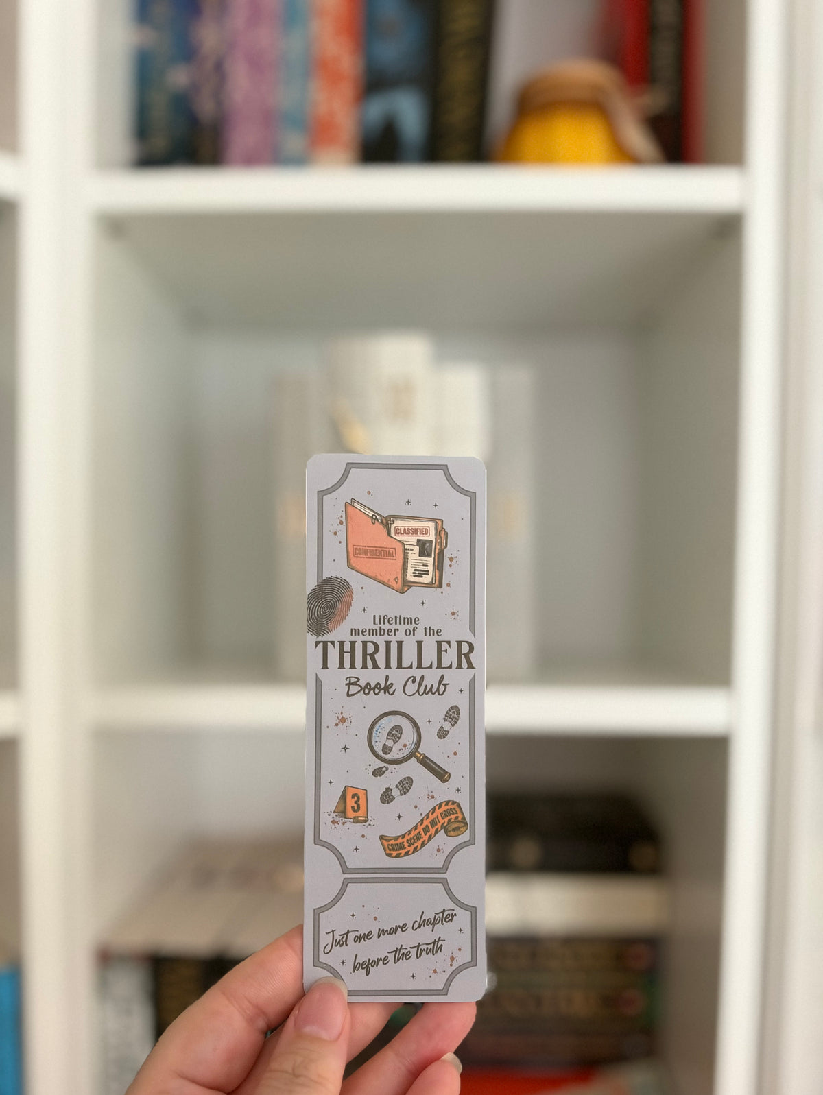 Thriller Book Club Bookmark