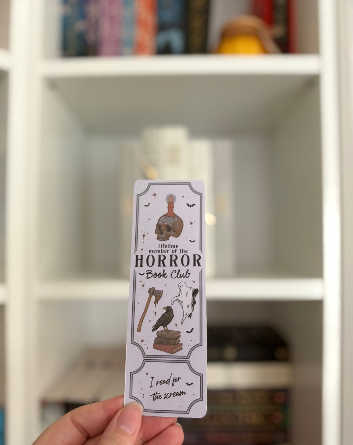 Horror Book Club Bookmark